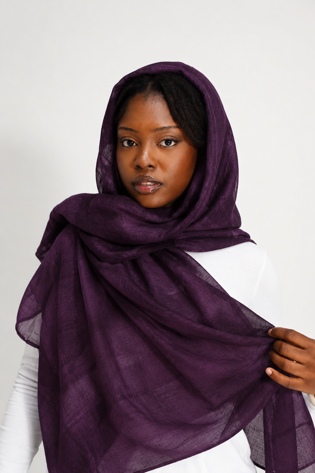 Voile Modal Deep Purple — The Basics Collection