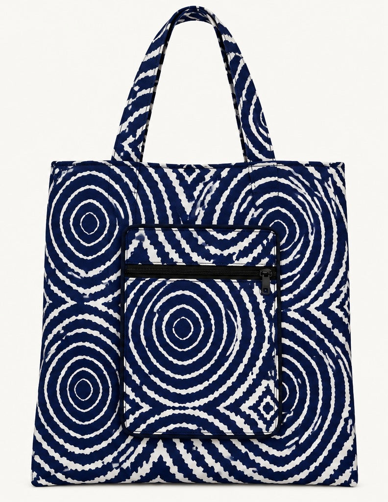 Tote bag pliable