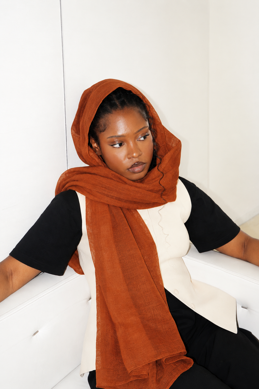 Voile Modal Burnt Orange — The Basics Collection